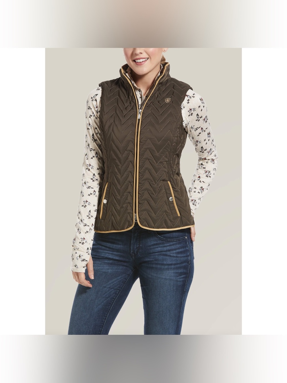 Ariat Women's Ashley Vest in Banyan Bark